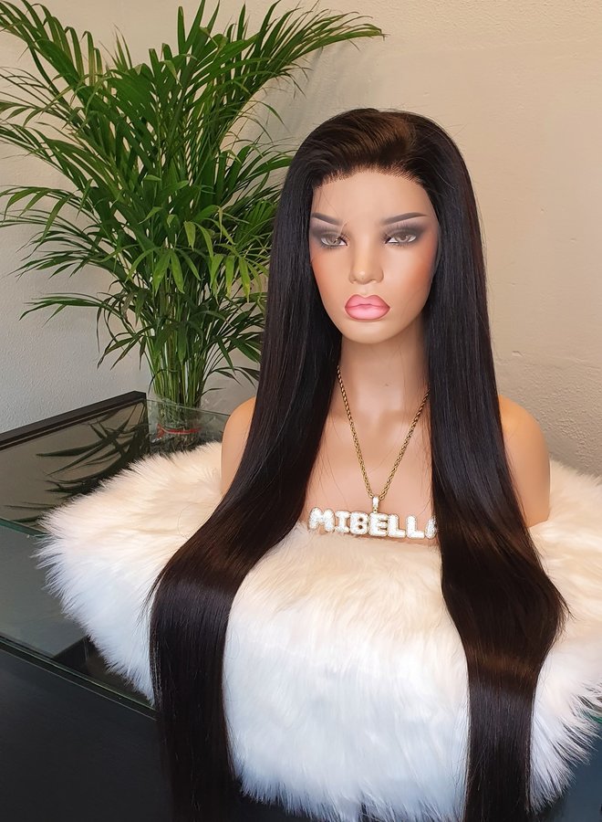 HD Frontal Wig Raw Indian Straight 30"