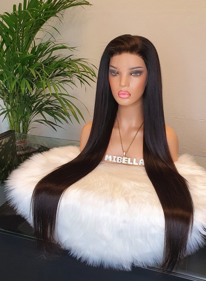 HD Frontal Wig Raw Indian Straight 30"