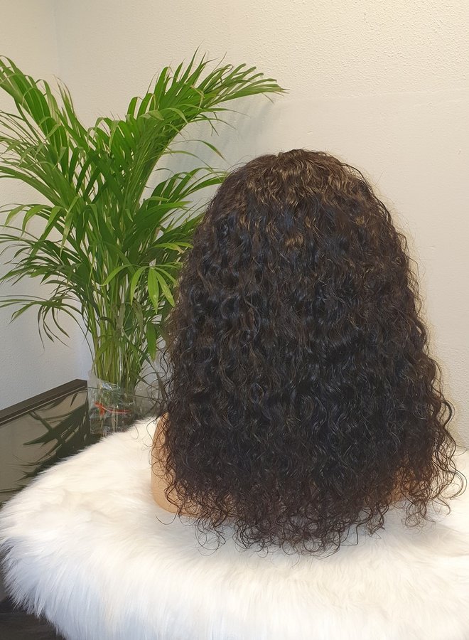 Closure Wig Raw* Indian Moroccan Curly