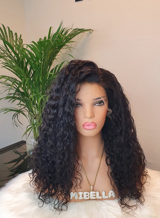 Sueno Rizos - 13x4 HD Frontal Wig Water Wave 18"- Made With 100% Single Donor Raw Vietnamese Hair