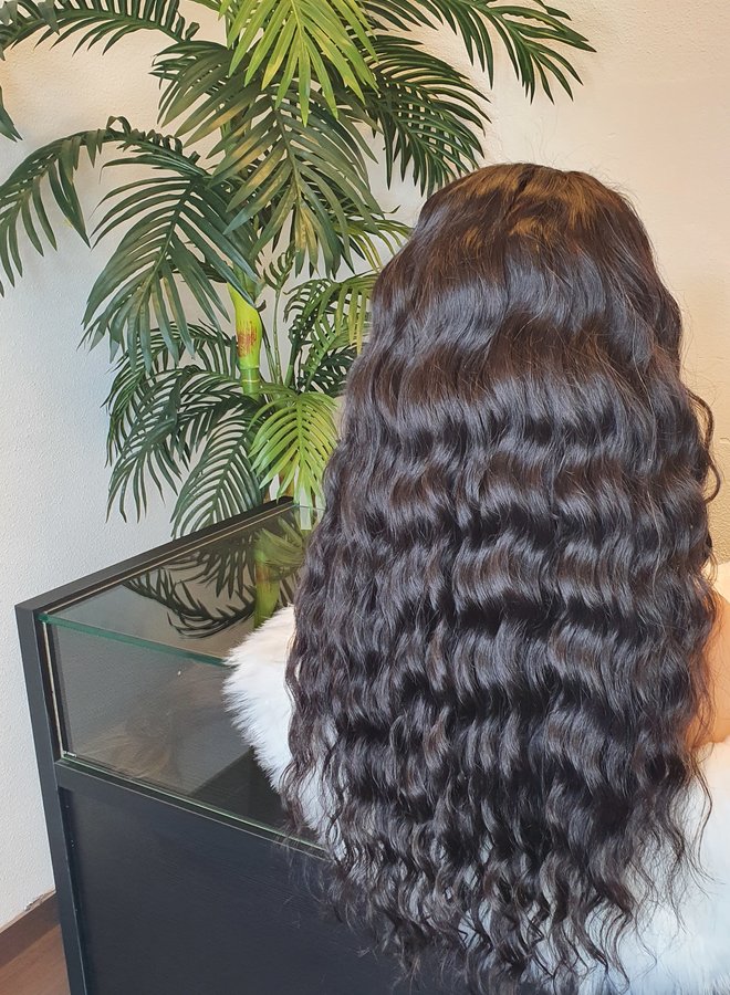 Frontal Wig Loose Wave 24" - Steamed Raw Vietnamese Hair