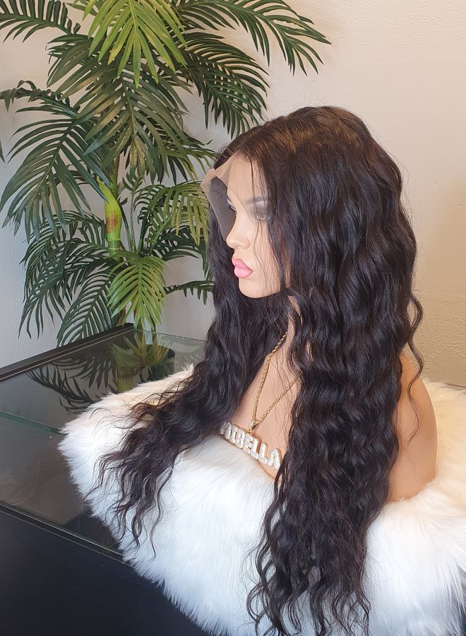 Frontal Wig Loose Wave 24" - Steamed Raw Vietnamese Hair