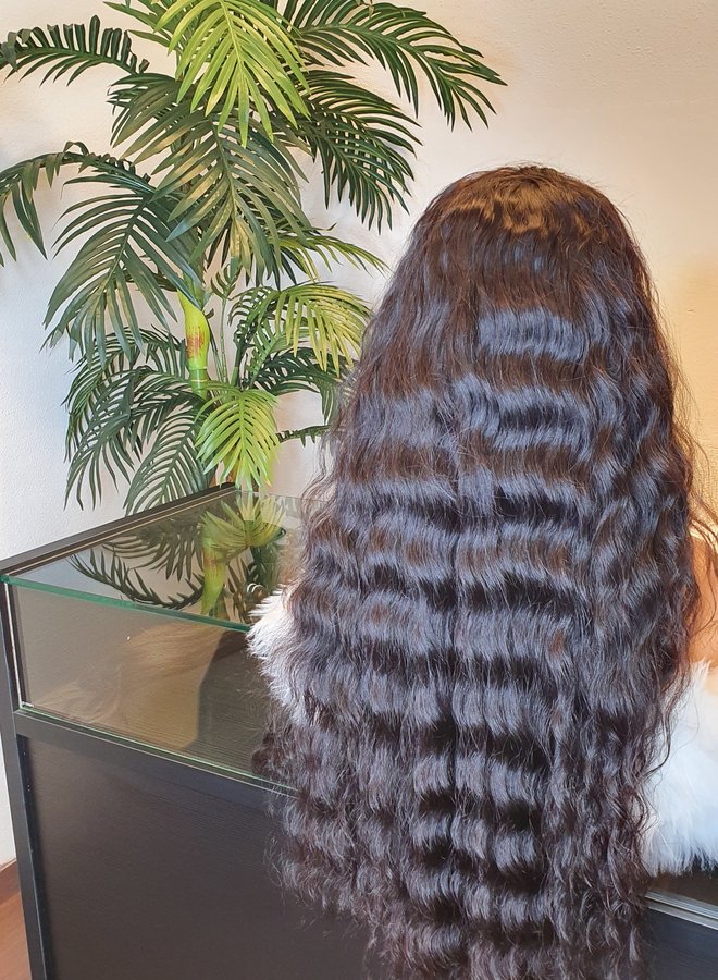 Frontal Wig Loose Curly 26" - Steamed Raw Vietnamese Hair