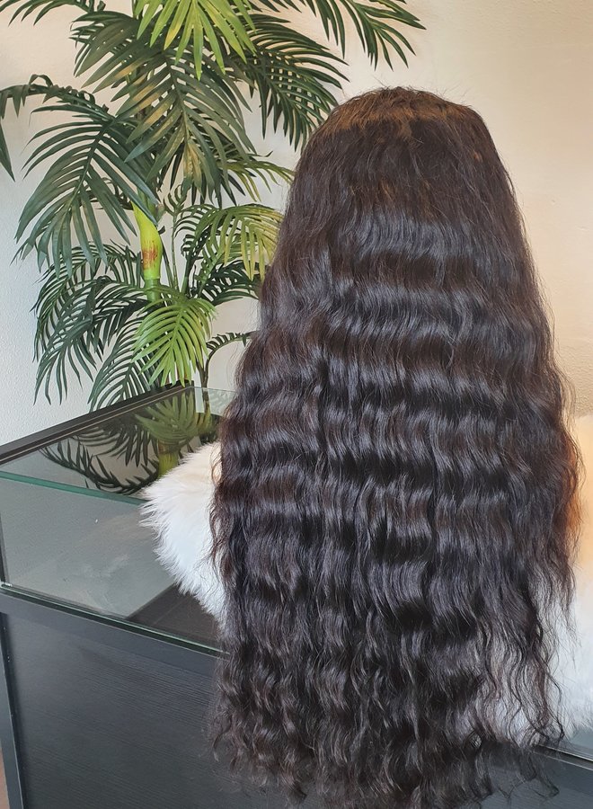 Frontal Wig Loose Curly 26" - Steamed Raw Vietnamese Hair