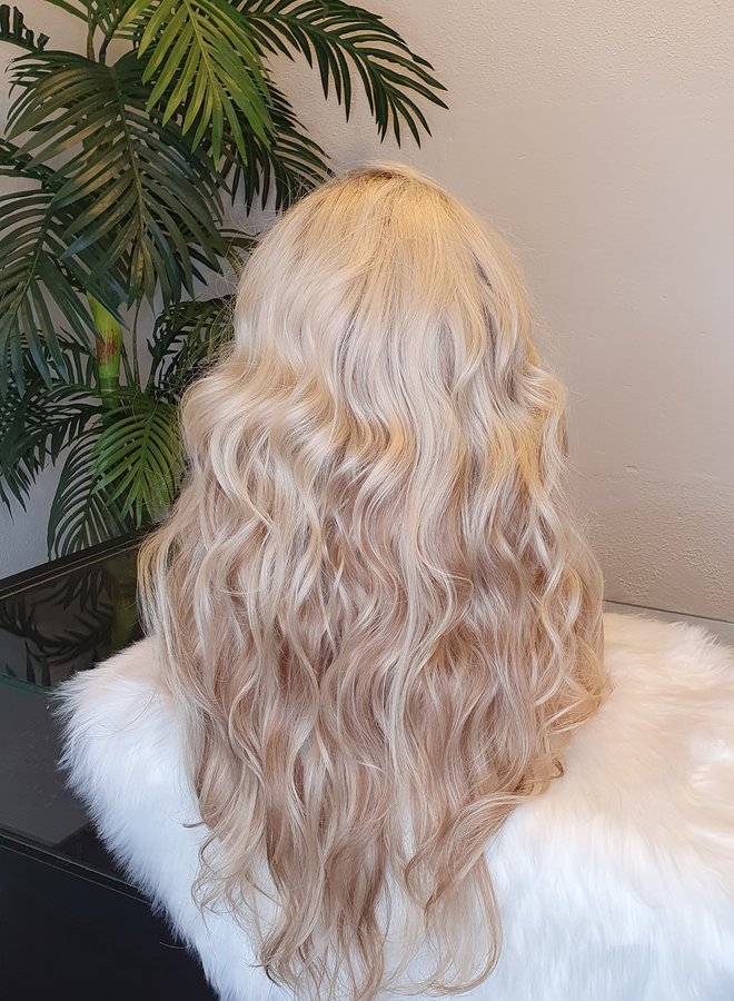 Fiori di Latte - Frontal Wig 20" Mixed Blonde Raw Indian Hair