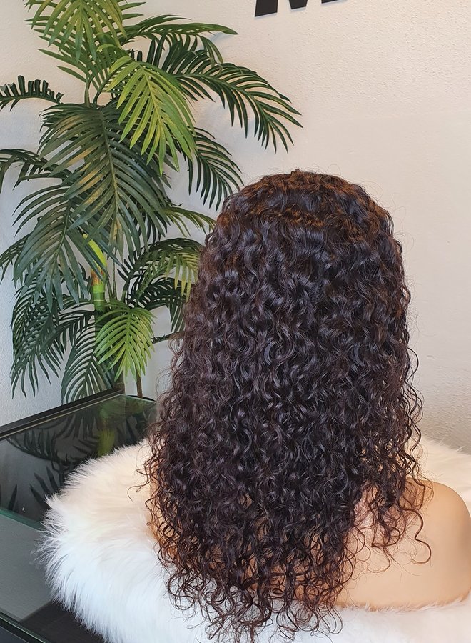 Moroccan Curly U Part Wig 16" Raw* Indian Hair