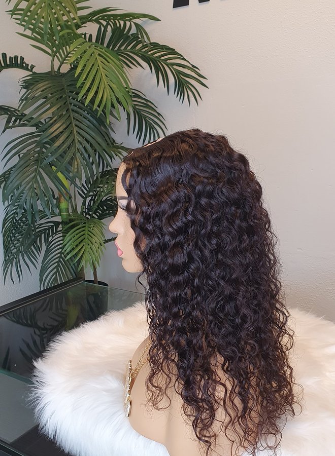Moroccan Curly U Part Wig 16" Raw* Indian Hair