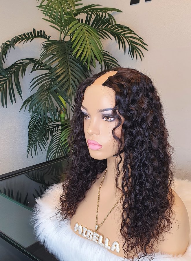 Moroccan Curly U Part Wig 16" Raw* Indian Hair