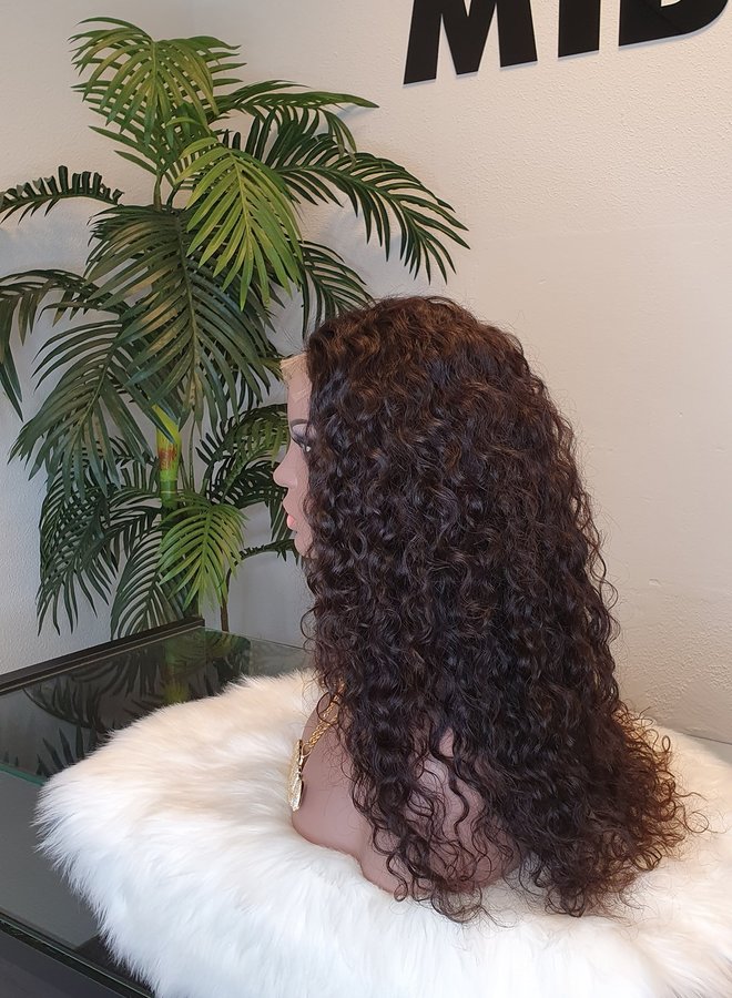 Ebony Dream	- 5x5 Closure Wig Raw* Indian Moroccan Curly 20" HD Lace