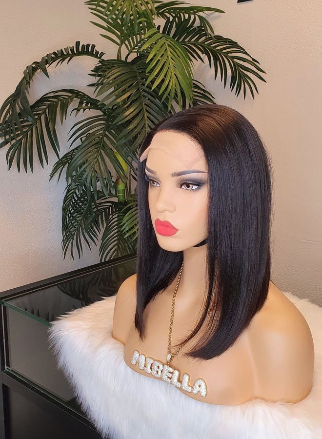 Midnight Magic - 5x5 Transparante Closure Wig Raw Indian Straight