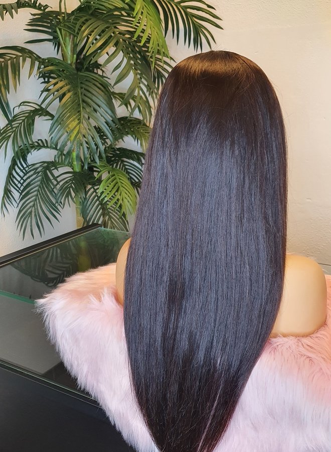 Brunette Blossom - HD Frontal Wig Natural Straight - Raw Vietnamese Hair