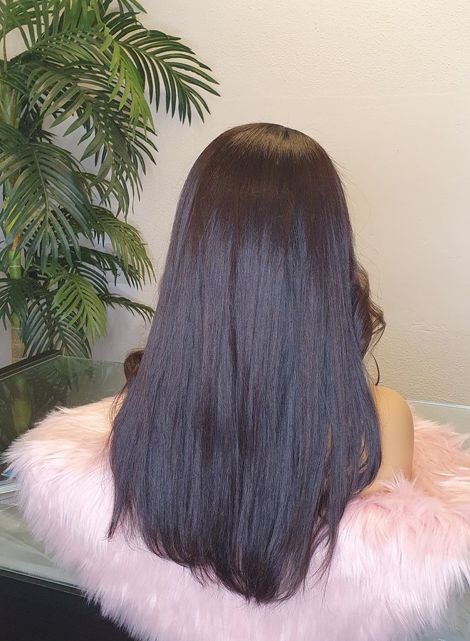 Toffee Temptation - Frontal Wig Natural Straight 16" - Raw Vietnamese Hair