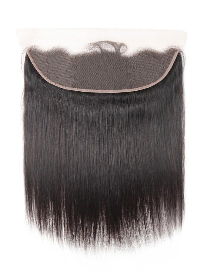 Raw Indian 13x4 Frontal Straight | Transparent Lace  | One Donor Hair