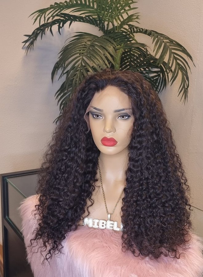 Mahogany Magic - Closure Wig Body Wave 24" - Steamed Raw Indian Hair