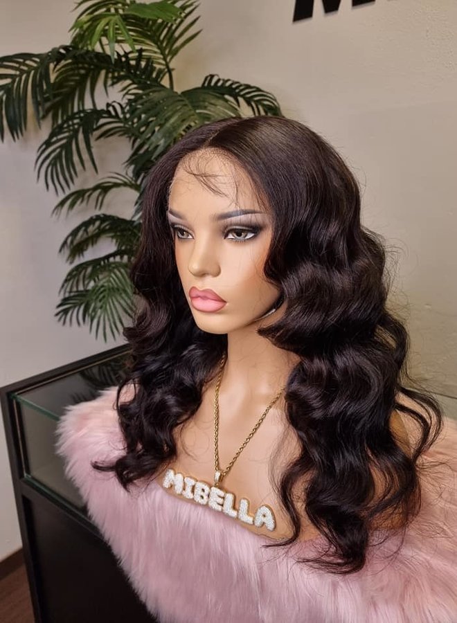 Chocolate Dream - HD Frontal Wig Body Wave 18" - Steamed Raw Indian Hair
