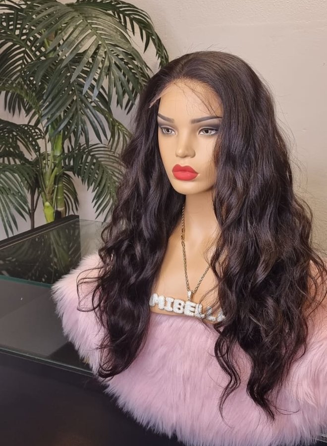 Dark Truffle - 5x5 HD Closure Wig 22 inch Raw Indian Hair