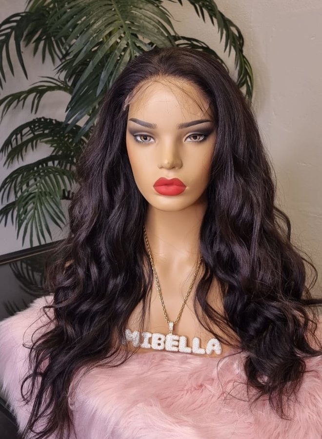 Dark Truffle - 5x5 HD Closure Wig 22 inch Raw Indian Hair