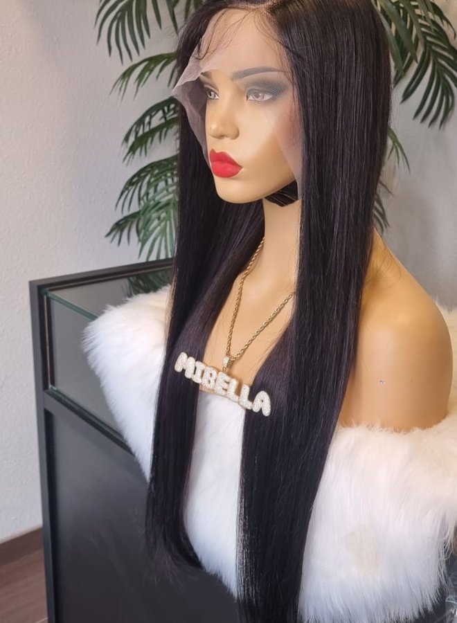 Velvet Truffle - 13x4 Frontal Wig Natural Straight 26" - Single Donor Raw Vietnamese Hair