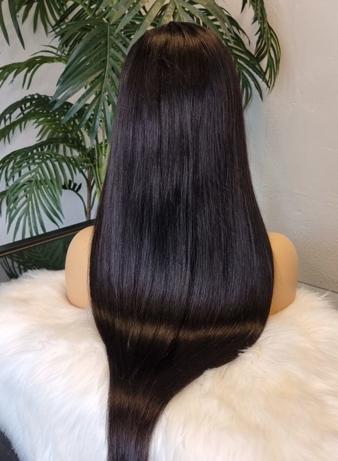 Velvet Truffle - 13x4 Frontal Wig Natural Straight 26" - Single Donor Raw Vietnamese Hair