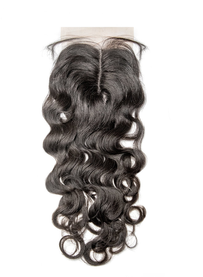 2.5x4" Closure Moroccan Curly - Steamed Raw Indian Hair