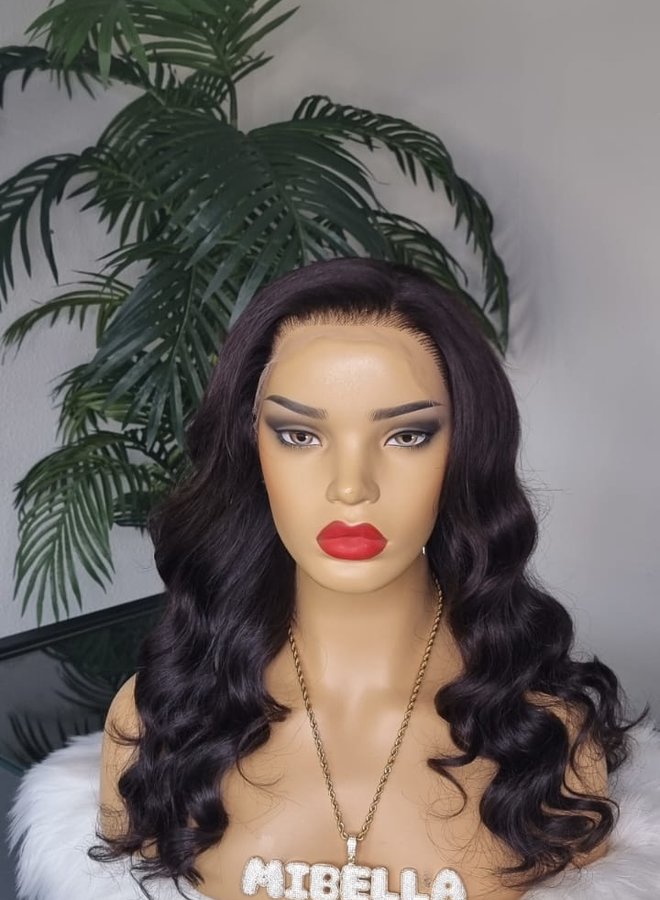 Chocolate Charisma - HD Frontal Wig Body Wave 16" - Remy Hair