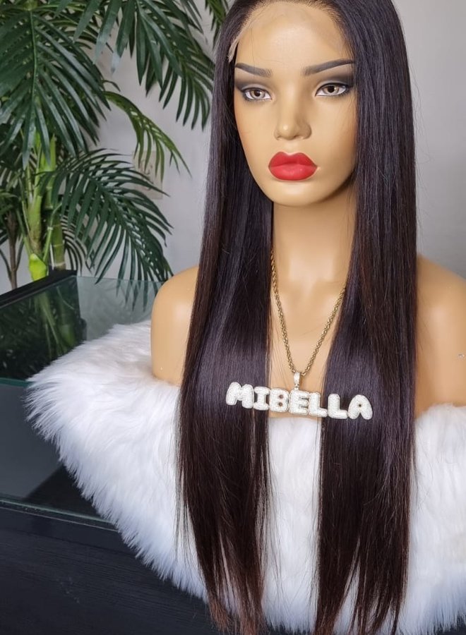 Cocoa Paradise - HD Closure Wig Natural Straight 24" - Single Donor Raw Vietnamese Hair