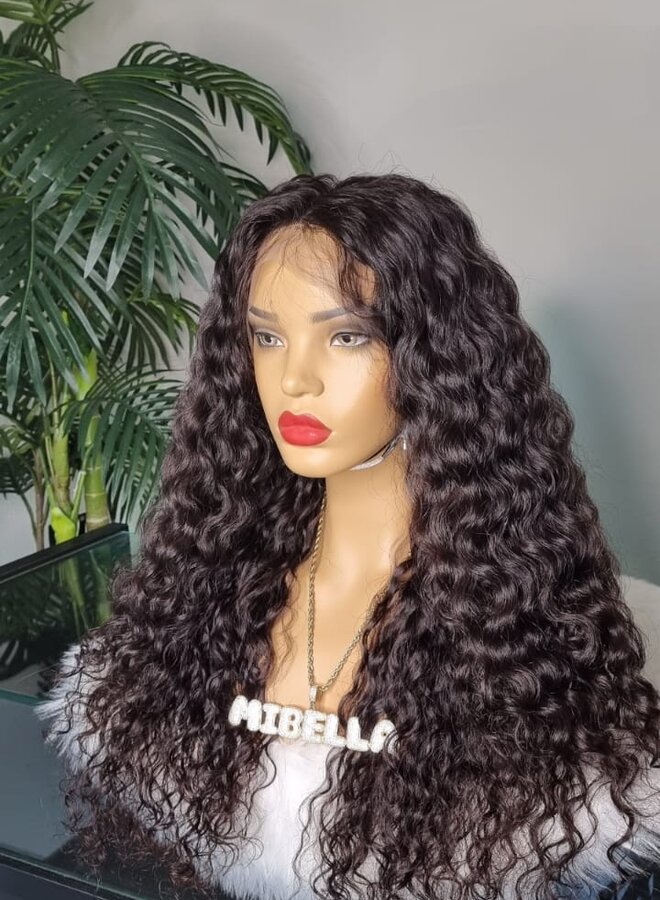 Curly Sunrise - Frontal Wig Moroccan Curly 22" - Made With Single Donor Raw Vietnamese Hair