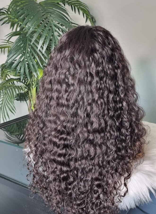 Curly Sunrise - Frontal Wig Moroccan Curly 22" - Made With Single Donor Raw Vietnamese Hair