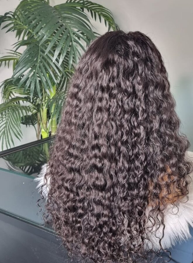 Curly Sunrise - Frontal Wig Moroccan Curly 22" - Made With Single Donor Raw Vietnamese Hair