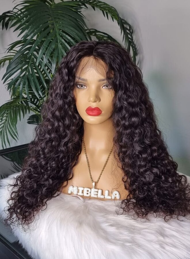 Curly Sunrise - Frontal Wig Moroccan Curly 22" - Made With Single Donor Raw Vietnamese Hair