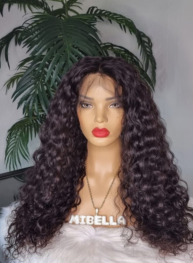 Curly Sunrise - Frontal Wig Moroccan Curly 22" - Made With Single Donor Raw Vietnamese Hair