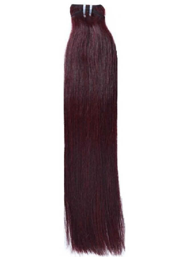 #99J Burgundy Straight - Weave Extensions