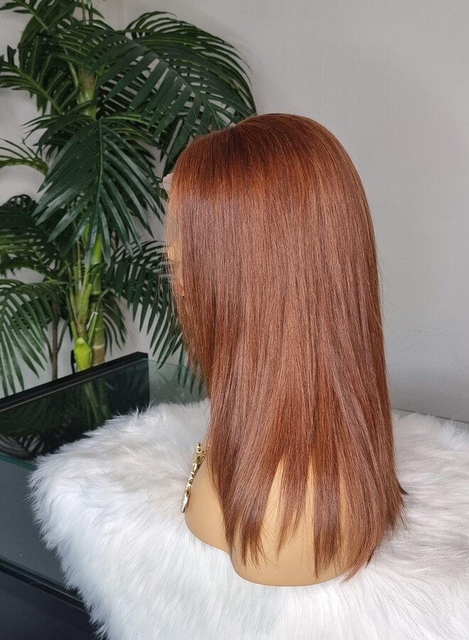 Autumn Amber - 5x5 Closure Wig Natural Straight - Remy Vietnamese Hair - Cap M