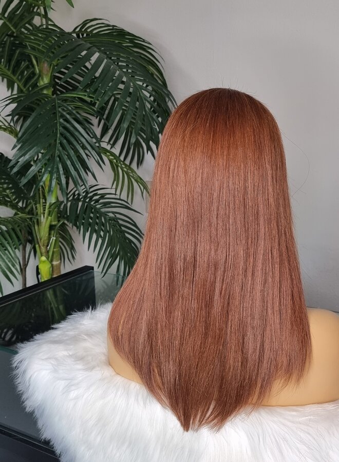 Autumn Amber - 5x5 Closure Wig Natural Straight - Remy Vietnamese Hair - Cap M