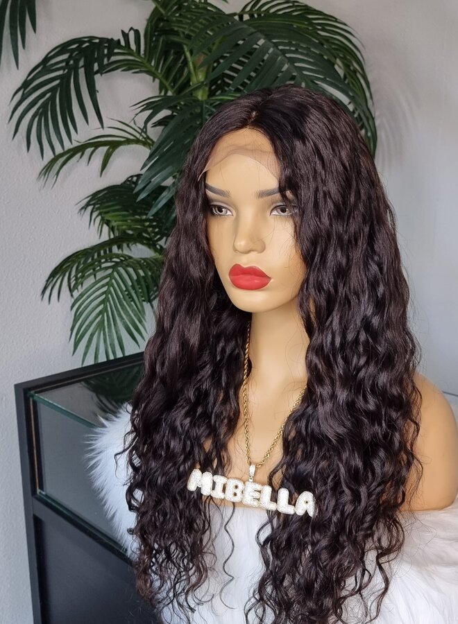 Cafe Cadenza	- 5x5 Closure Wig Loose Curly 22" - Steamed Raw Indian Hair - Cap M