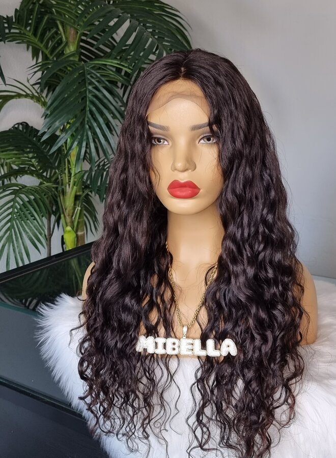 Cafe Cadenza	- 5x5 Closure Wig Loose Curly 22" - Steamed Raw Indian Hair - Cap M