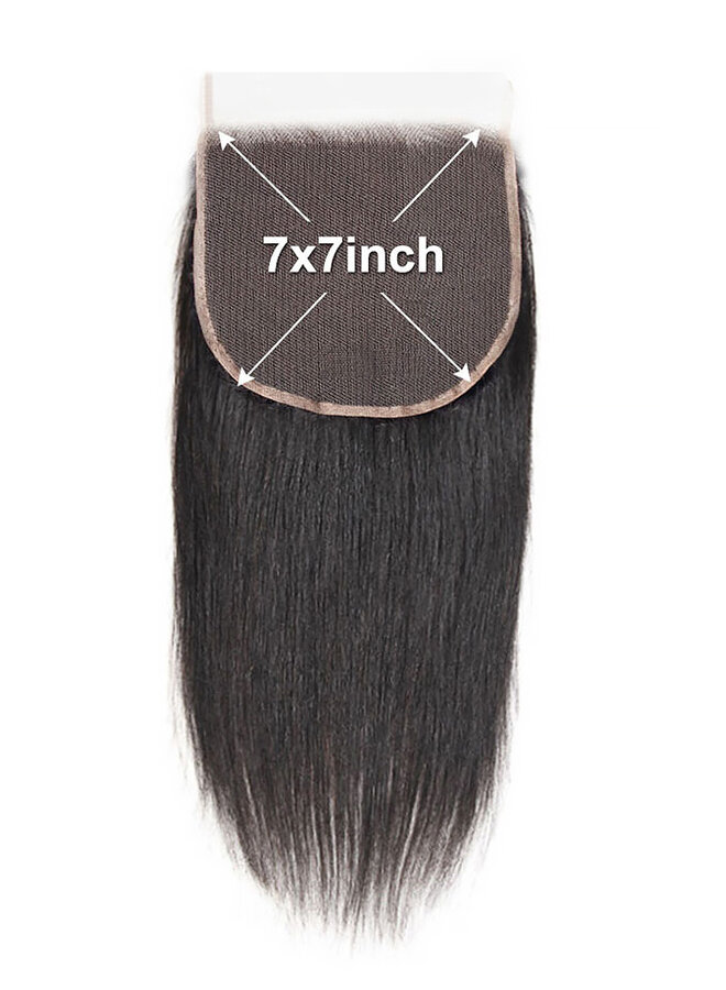 Natural Straight - 7x7 HD Closure