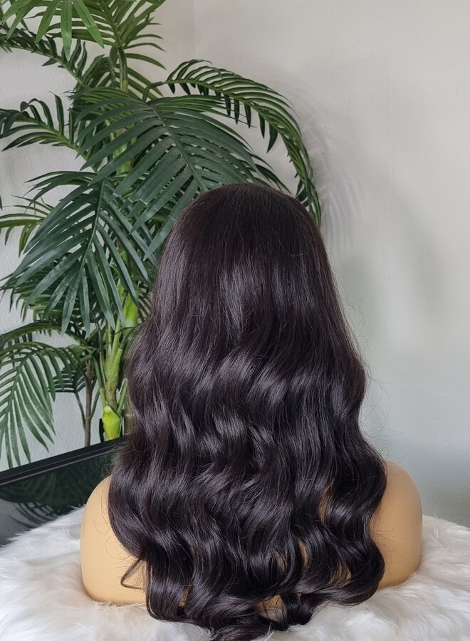 Ebano Profondo - 7x7 Closure Wig Body Wave 20" - Remy Vietnamese Hair