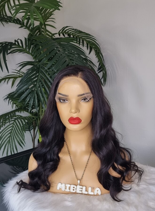 Ebano Profondo - 7x7 Closure Wig Body Wave 20" - Remy Vietnamese Hair