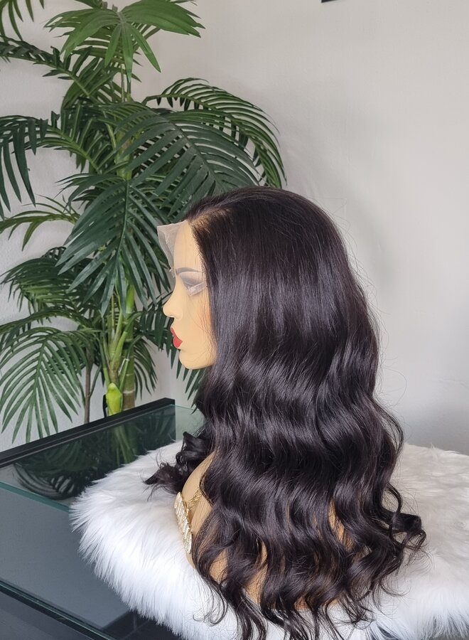 Ebano Profondo - 7x7 Closure Wig Body Wave 20" - Remy Vietnamese Hair