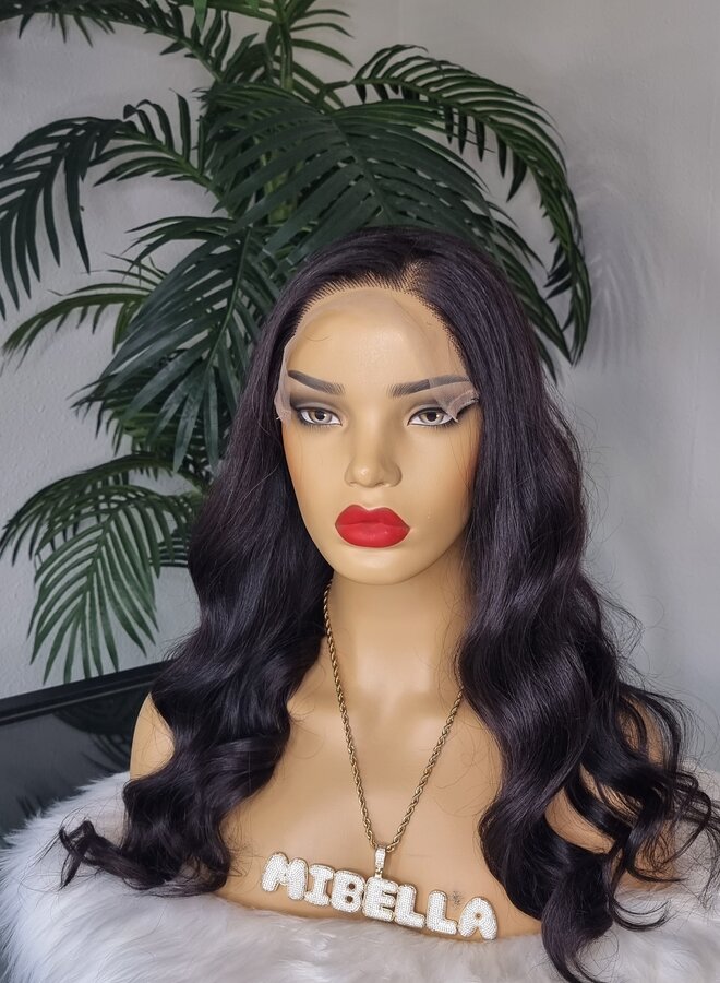 Ebano Profondo - 7x7 Closure Wig Body Wave 20" - Remy Vietnamese Hair