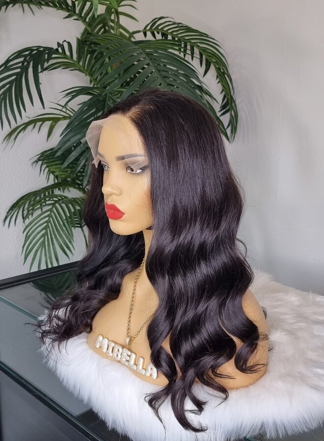 Ebano Profondo - 7x7 Closure Wig Body Wave 20" - Remy Vietnamese Hair