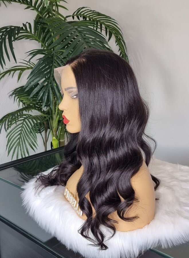 Ebano Profondo - 7x7 Closure Wig Body Wave 20" - Remy Vietnamese Hair