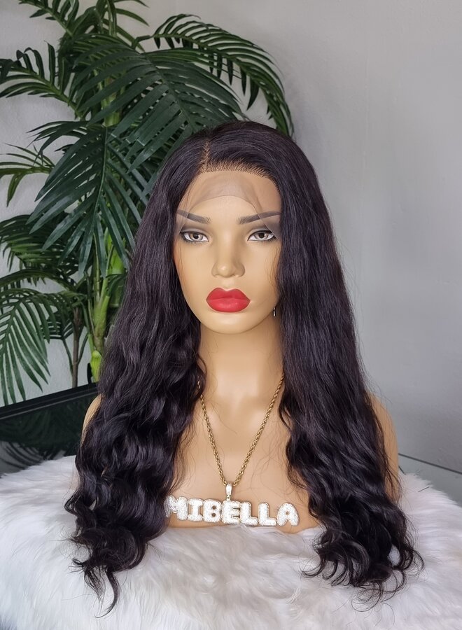 Prugna Oscura - 13x4 Frontal Wig Loose Wave 20" - Remy Vietnamese Hair