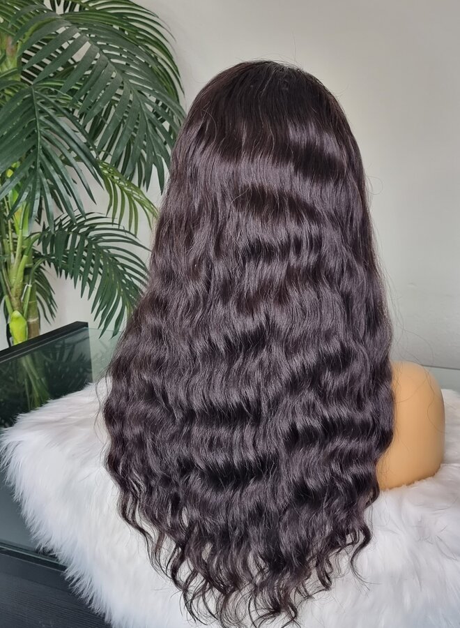 Prugna Oscura - 13x4 Frontal Wig Loose Wave 20" - Remy Vietnamese Hair