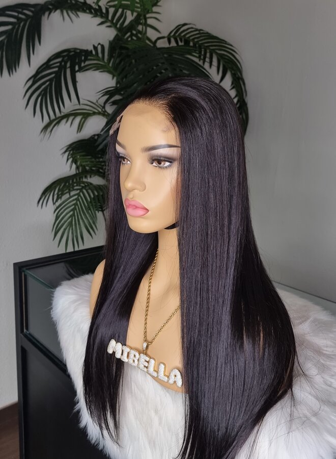 Bruno Lustré - 5x5 HD Closure Wig Natural Straight 20"  - Raw Vietnamese One Donor Double Drawn Hair - Cap M