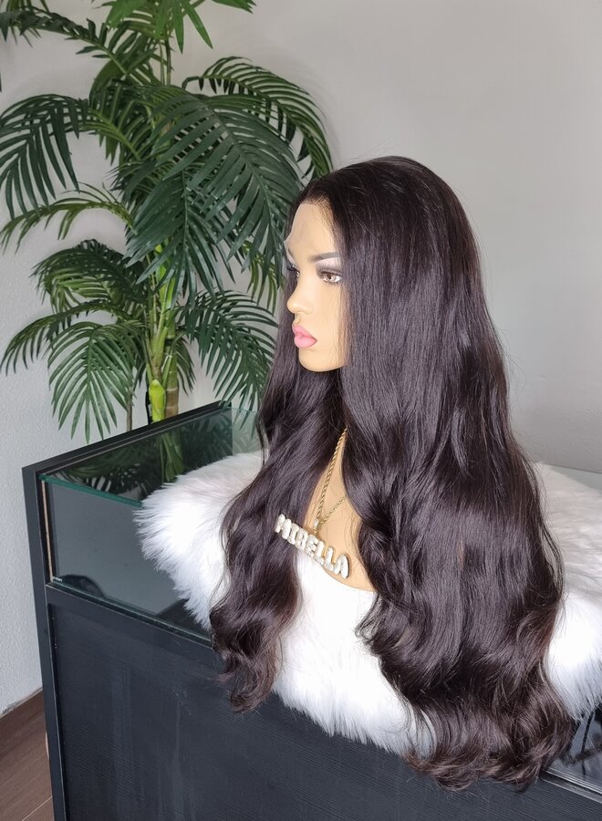 Midnight Daisy - 13x4 Frontal Wig Body Wave 24" -  Super Double Drawn - Remy Vietnamese Hair - Factory Error - Cap M