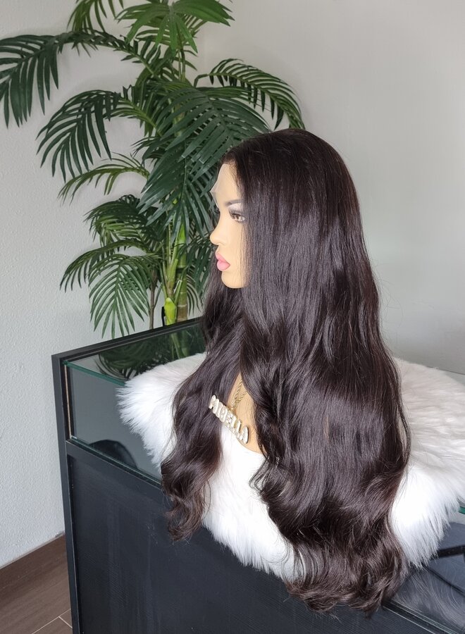Midnight Daisy - 13x4 Frontal Wig Body Wave 24" -  Super Double Drawn - Remy Vietnamese Hair - Factory Error - Cap M