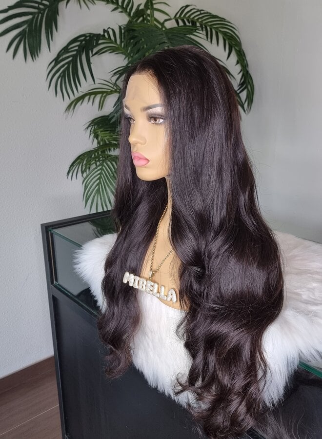 Midnight Daisy - 13x4 Frontal Wig Body Wave 24" -  Super Double Drawn - Remy Vietnamese Hair - Factory Error - Cap M