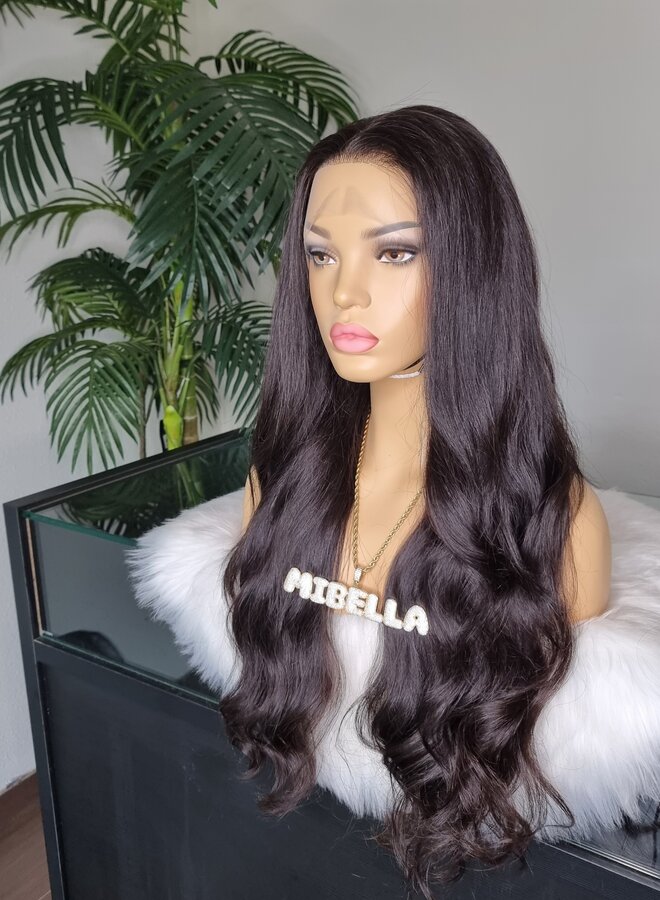 Midnight Daisy - 13x4 Frontal Wig Body Wave 24" -  Super Double Drawn - Remy Vietnamese Hair - Factory Error - Cap M